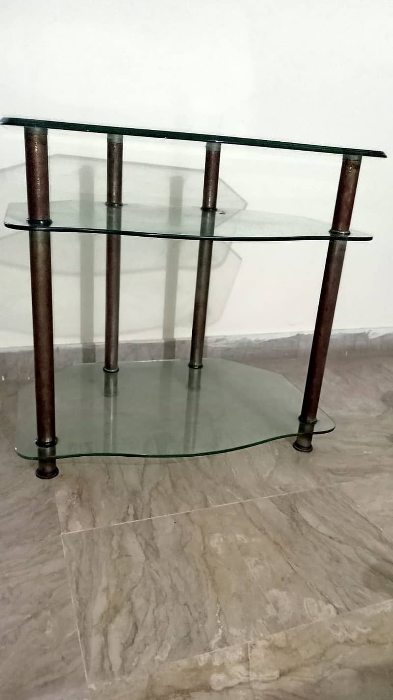 glass computer table/decoration table 1