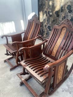 Wooden swing chair sheesham great condition