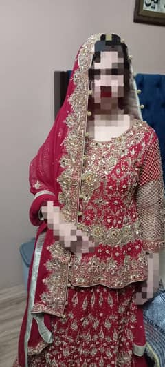 Bridal lehnga / barat dress / wedding wear / bridal lehnga for sale