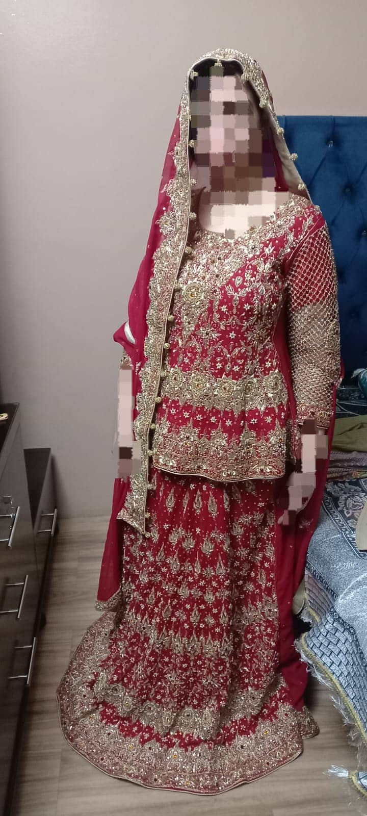 Bridal lehnga / barat dress / wedding wear / bridal lehnga for sale 2