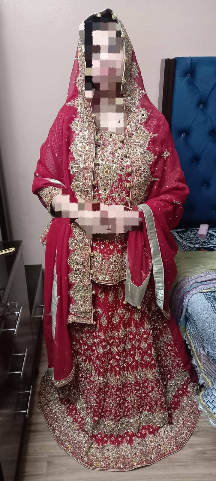 Bridal lehnga / barat dress / wedding wear / bridal lehnga for sale 3