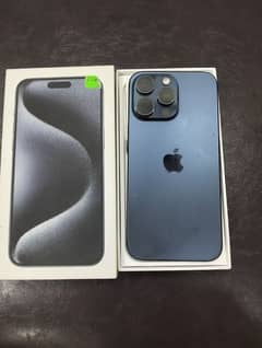 apple i phone 15 pro max jv with original box and charger