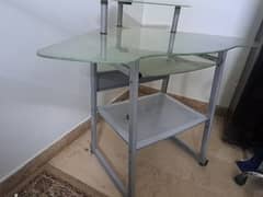 Glass Computer Table