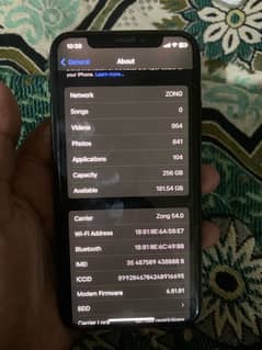 iPhone x 256gb factory unlocked sim working