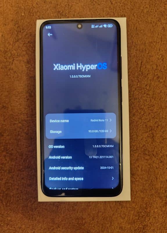 Redmi note 11 (128/6) 0