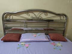 steel iron bed