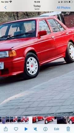 Nissan Sunny 1989 or sale O33Z 33 I6I 33 whattsapp or phone