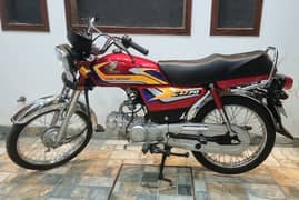 Honda CD 70 Red 2025 First Owner 10/10 condition