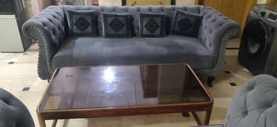 5 Seater Sofa Set without Central Table and 5 cushions for sale