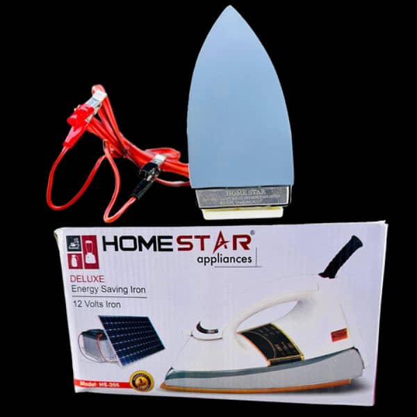 HANOVER GERMANY - 12 VOLTS - DRY IRON UPS SOLAR SUPPORTED 13