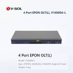 VSOL 4 Port EPON OLT V1600D-L 1G - New Stock