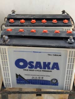 two batteries Osaka tubler 1800 for sale