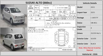 Suzuki Alto 2021 L-SAFETY