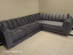 6 seatr l shap sofa