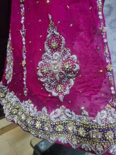 one time used. Bridal Lehnga for sale