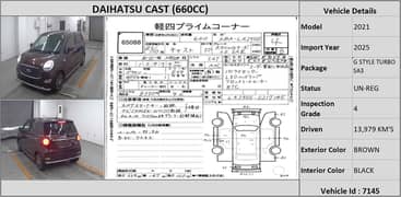 Daihatsu Cast 2021 G STYLE TURBO-SA3