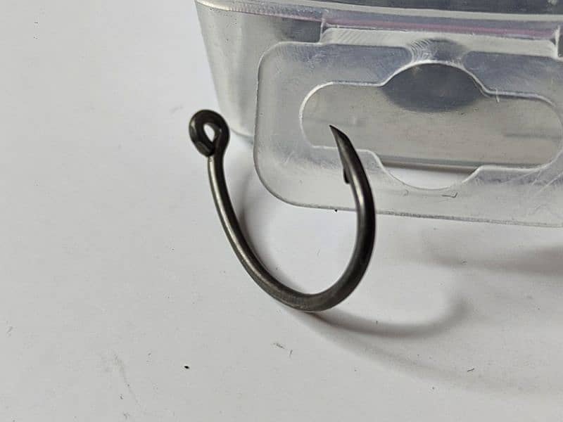 100 Fishing Hooks Machli Kanta Barbed High Carbon Stainless Steel No 4 6