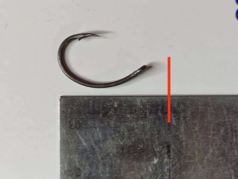 100 Fishing Hooks Machli Kanta Barbed High Carbon Stainless Steel No 4 8