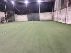 play on / indoor cricket ground