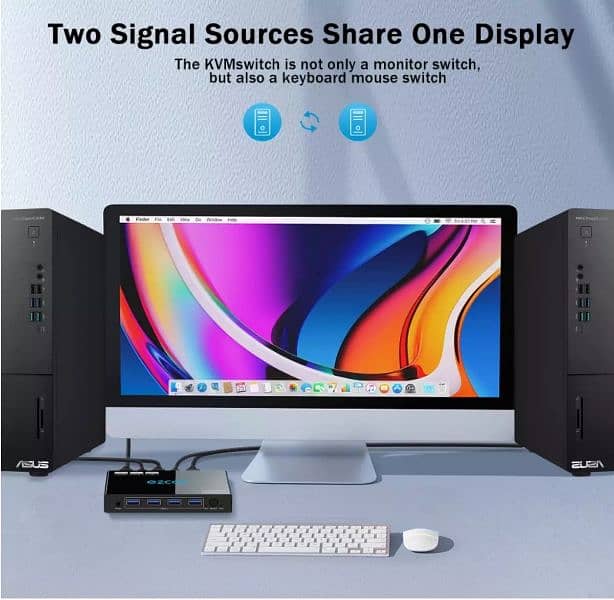 USB 3.0 Switch 2 In 4 Out USB 3.0 Sharing Switch 1
