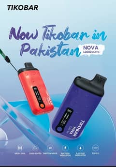 Tikobar Vapes/ 12000 Puffs/ Tikobar vapes in pakistan