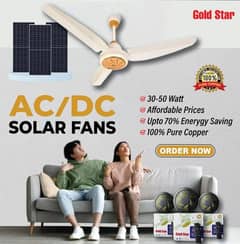 AC-DC Solar Fans