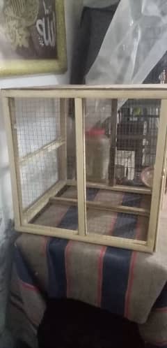 wooden cage