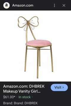 kids vanity chair