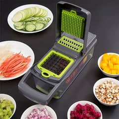 Multifunctional Vegetable Chopper | 12-in-1 Food Slicer, Dicer