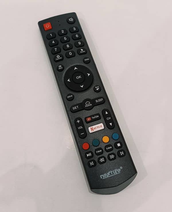 TV remote available for all models. 4