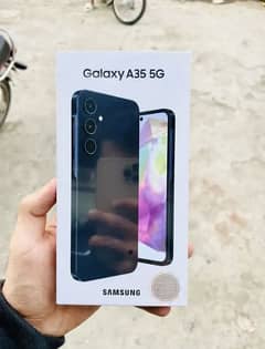 galaxy a35 5g all accessories 256 gb full warranty box pack condition