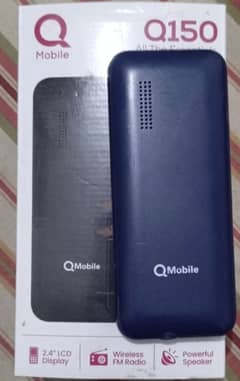 Qmobile 150 good condition with phone and box