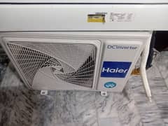 Haier inverter AC good condition with garanti card