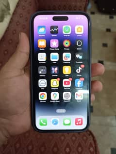 Iphone 14 pro max 256gb factory unlock deep purple color battery 89