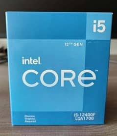 12th gen Intel core i5 12400f processor with box stock cooler