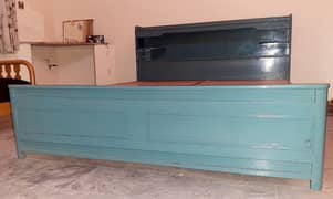 wooden Double Bed