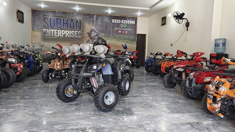 4 × 4 Hydraulic Disk Breaks 125cc Jeep Atv Quad Bike Delivery In All 0