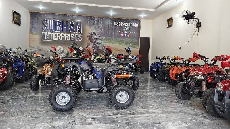 4 × 4 Hydraulic Disk Breaks 125cc Jeep Atv Quad Bike Delivery In All 3