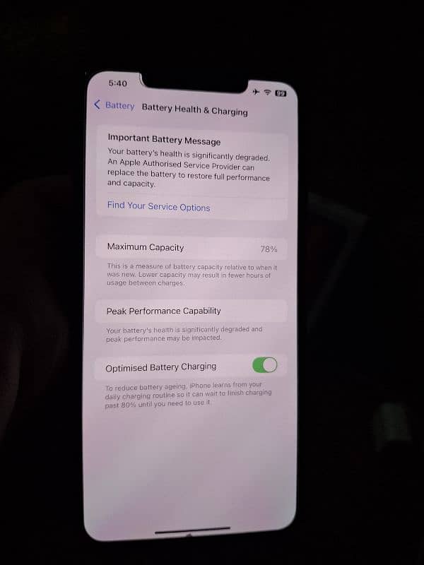IPhone XS MAX 256 GB Gold LLA Non-PTA For Sale With Box And Charger 4