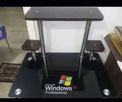 Computer table.