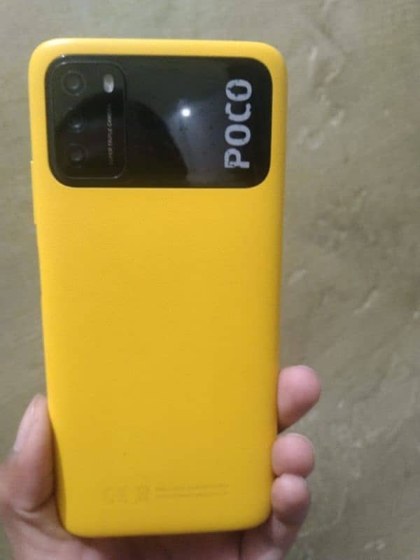 poco m3 mobile used with box and original charger 1