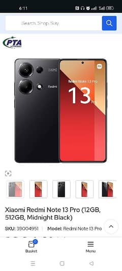 Redmi note 13pro 512/12