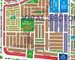 5 Marla Plot For Sale In CC Block Jinnah Sector LDA City Lahore