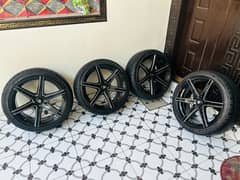 Alloy rim and tyres 18 inches