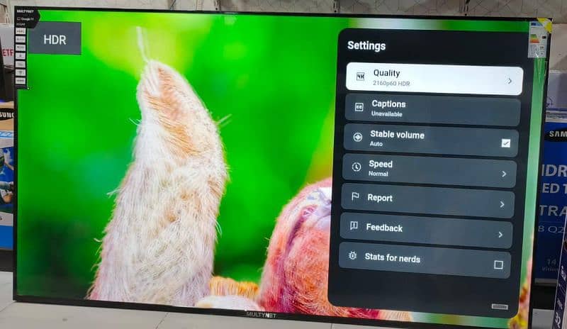 OFFICIAL WARRANTY MULTYNET 85 INCHES SMART GOOGLE 4K LED TV 3