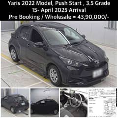 Toyota Yaris 2022 4 Grade 2025 April-Imp Passo 2020 2021 Cultus 2024