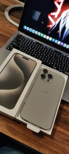 iPhone 15 Pro Max JV | LLA Natural Titanium