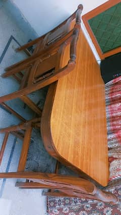 dining table good condition wood