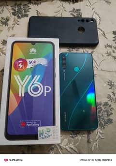 Huawei Y6p 3/64 GB 10/10 lush original condition Complete Box offical