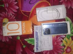 tecno spark 10c 8 128 5000 battery no open no repair confition 10by10